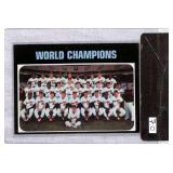 1971 Topps Baltimore Orioles Team Card