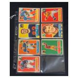 (7) 1956 Topps  Football Cards Mixed grade