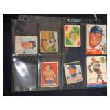 (7) Vintage Sports cards