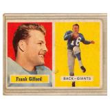 1957 Topps Frank Gifford Football Card #88