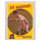 1959 Topps Bill Mazeroski Baseball Card