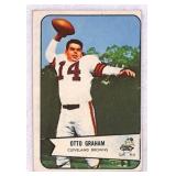 1954 Bowman Otto Graham Football Card