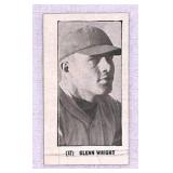 1928 W502 Glenn Wright Baseball Card