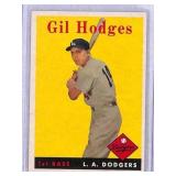 1958 Topps Gil Hodges Baseball Card #162