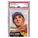 1953 Topps #155 Dutch Leonard PSA 4