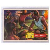 1956 Topps Roundup Buffalo Bill Bullseye Card