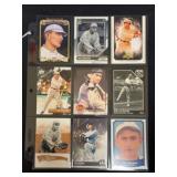 (9) Assorted Joe Jackson Baseball Cards