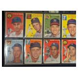 (8) 1954 Topps Baseball Cards