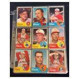 (45) 1963 Topps Baseball Cards
