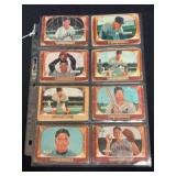 (14) 1950s Baseball and Football Cards