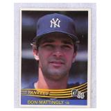 1984 Donruss Don Mattingly Rookie
