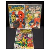 (3) 1980s - 1990s Amazing Spider-Man Comic Books