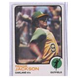 1973 Topps Reggie Jackson Baseball Card #255