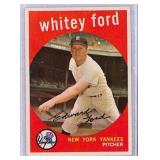 1959 Topps Whitey Ford Baseball Card #430