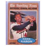 1962 Topps Hank Aaron All-Star Baseball Card