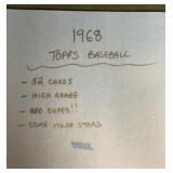 (52) 1968 Topps Baseball Cards
