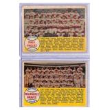 1958 Topps Baseball Team and Checklist Cards