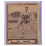 1940 Play Ball Mort Cooper Baseball Card