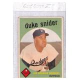 1959 Topps Duke Snider EX