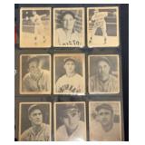 (13) 1939 Play Ball Baseball Cards