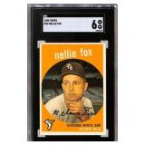 1959 Topps Nellie Fox #30 Baseball Card SGC 6