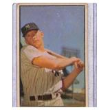 1953 Bowman Color Mickey Mantle Card