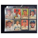 (12) 1952 Topps Baseball Cards
