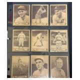 (9) 1940 Play Ball Baseball Cards