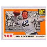 1955 Topps All American Sid Luckman Hi Grade