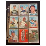 (24) 1967 Topps Baseball with Stars
