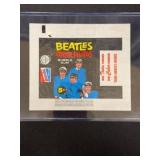 1964 Beatles Bazooka Gum Wrapper