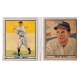 (2) 1941 Playball Baseball Cards