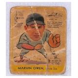 1938 Goudey Heads Up Marvin Owen Baseball