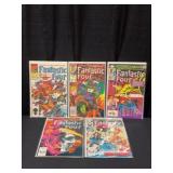 (5) 1980s Fantastic Four Comic Books
