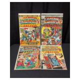 (4) 1970s Captain America Comics