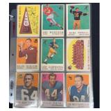(40) 1959 Topps Football Cards