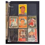 (34) 1958-1961 Topps Baseball Cards