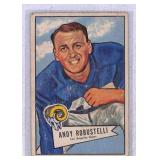 1952 Bowman Large Andy Robustelli Football