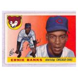 1956 Topps Ernie Banks Baseball Card
