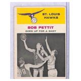 1961 Fleer Bob Pettit #59 St. Louis Hawks