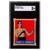 1948 Leaf Gum Co. James J. Corbett SGC 3