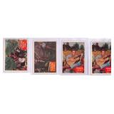 (4) 1956 Topps Elvis Presley Cards
