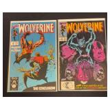 (2) Marvel Comics Wolverine Comic Books
