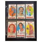 (6) 1969-70 Topps Basketball Cards