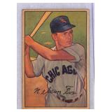 1952 Bowman Nelson Fox Baseball Card