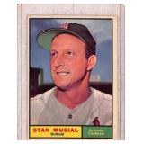 1961 Topps Stan Musial Baseball Card #290