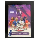 2026 Topps Chrome Soccer Trading Card Blaster Box