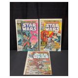 (3) 1970s - 1980s Marvel Star Wars Comics