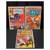 (3) 1970s - 1980s Marvel Star Wars Comic Books