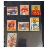 (7) 1951 Bowman Football Picture Cards